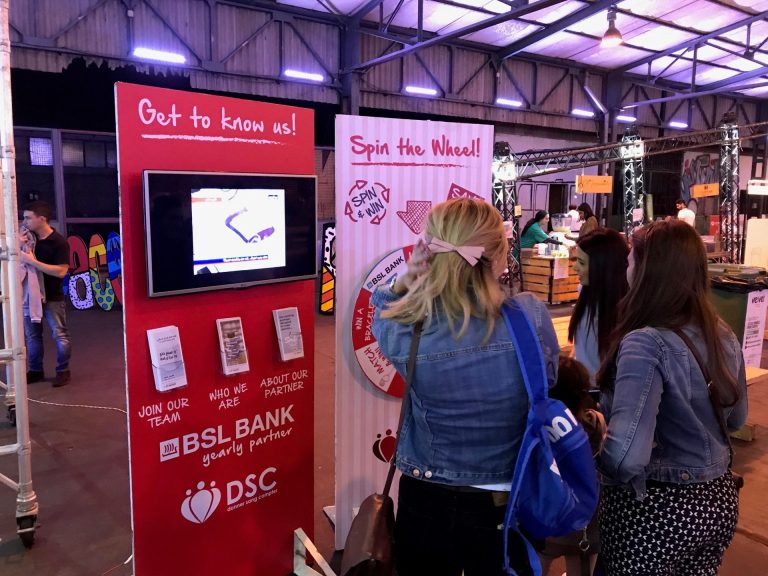 BSL BANK & DSC at the TRANSMED MARATHON VILLAGE