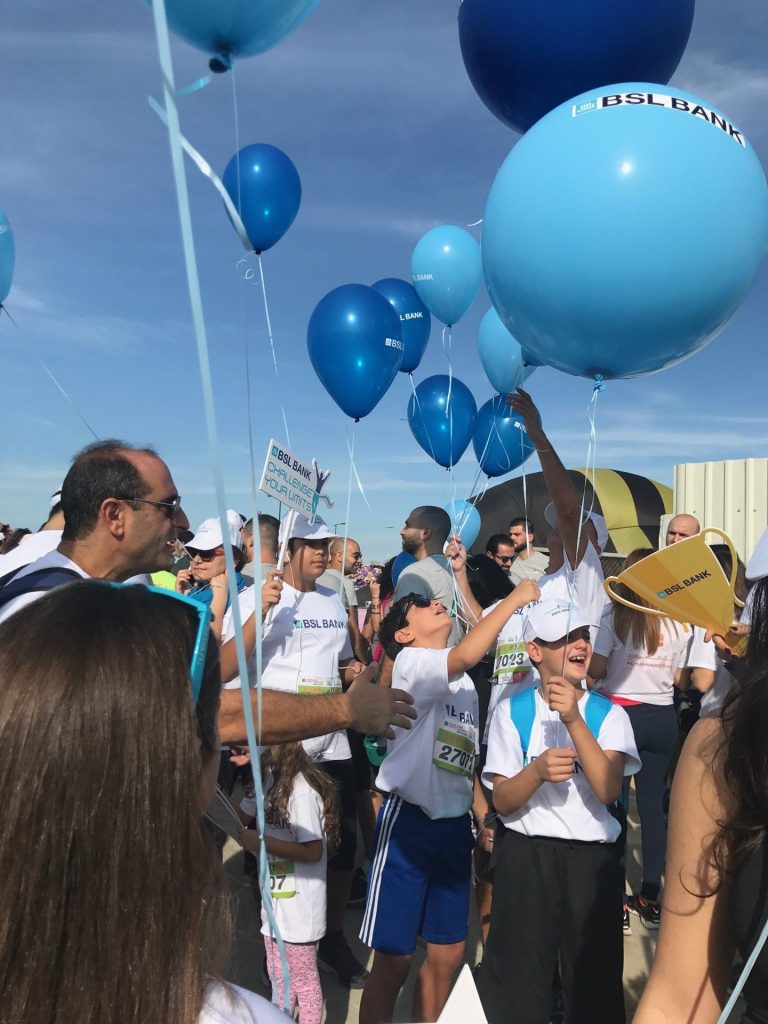 BSL BANK runs for DSC at Beirut Marathon