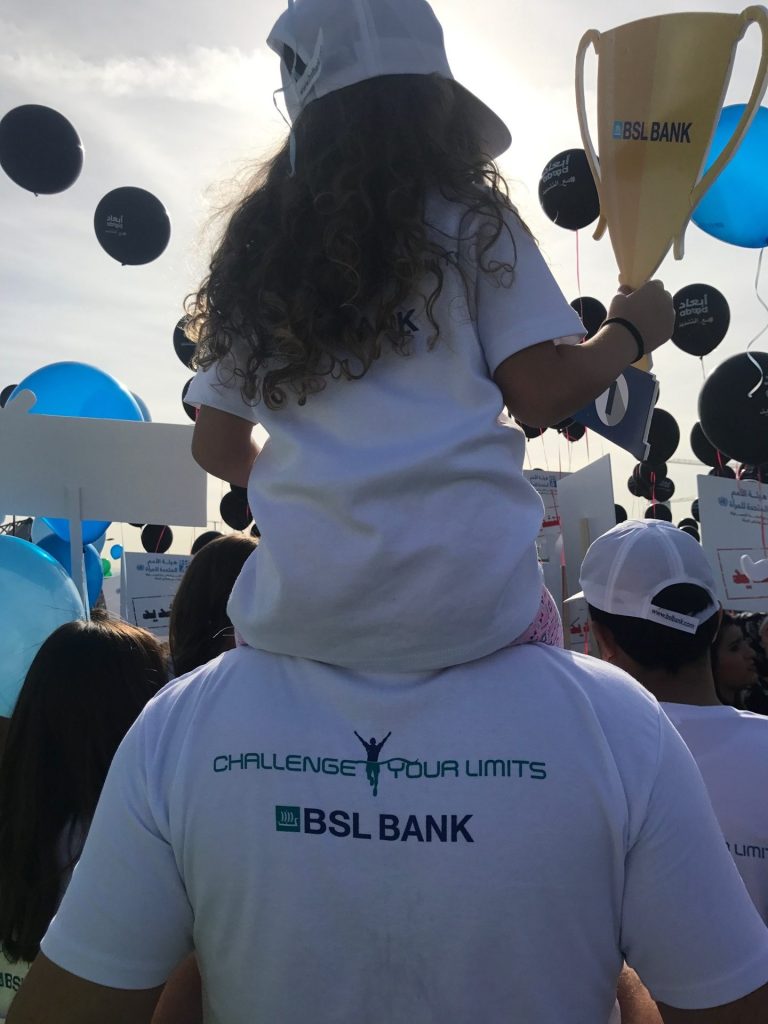 BSL BANK runs for DSC at Beirut Marathon